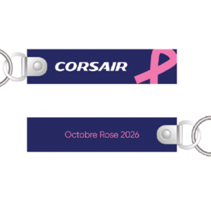Image de CORSAIR - Porte Clé Flamme Octobre Rose 2026
